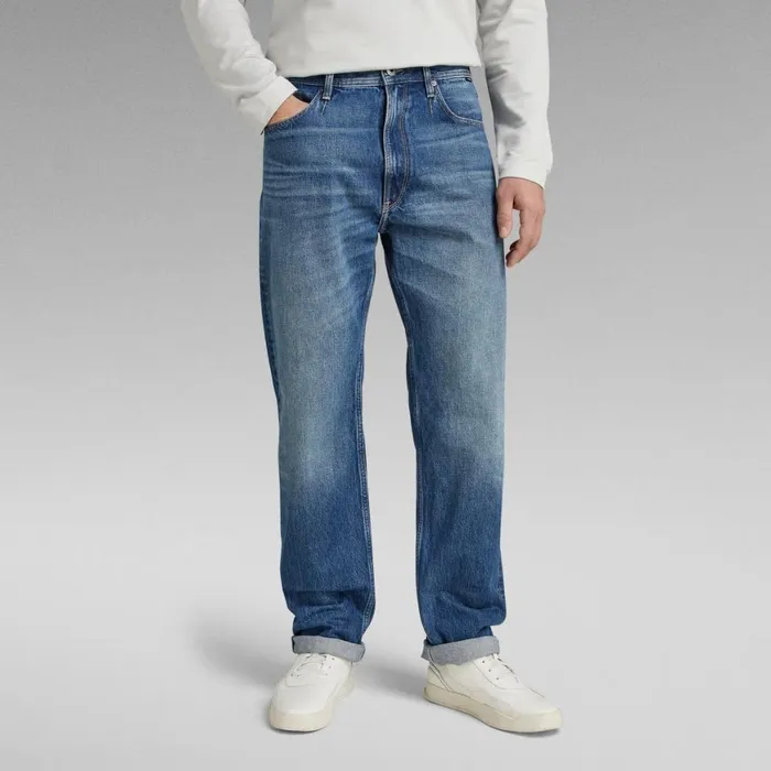 Loose Men GStar RAW Type 49 Relaxed Straight Jeans Faded Harbor