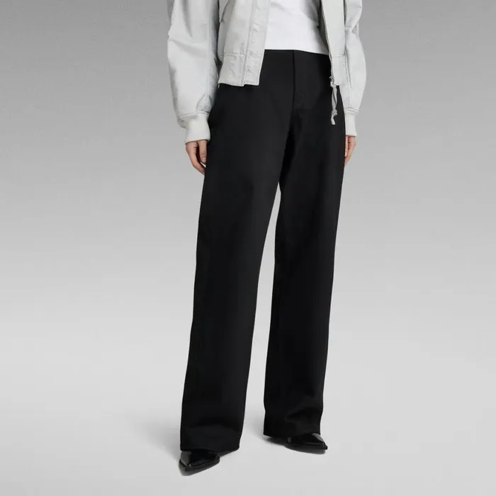 Loose Women GStar RAW Stray Ultra High Loose Jeans Pitch Black
