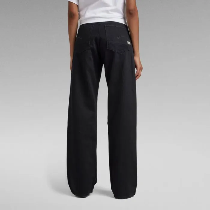 Loose Women GStar RAW Stray Ultra High Loose Jeans Pitch Black