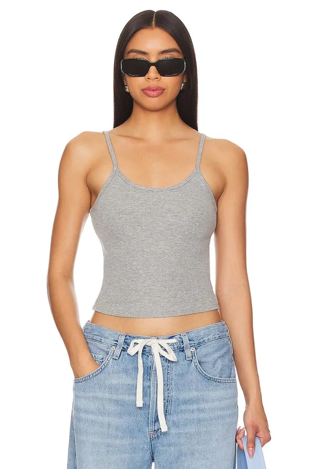 Lucy Tank Top Heather Grey Women Lovers and Friends Tops
