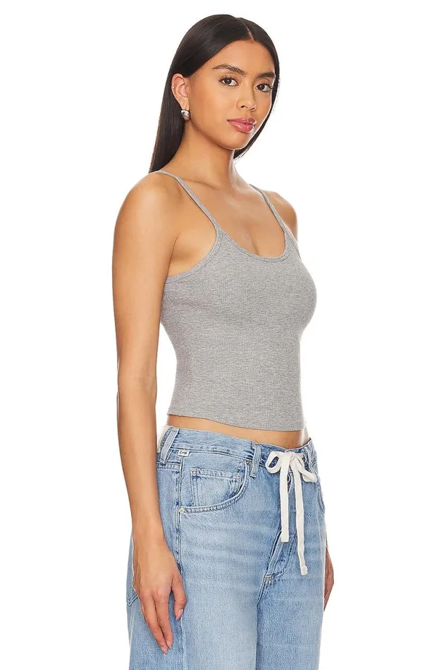 Lucy Tank Top Heather Grey Women Lovers and Friends Tops