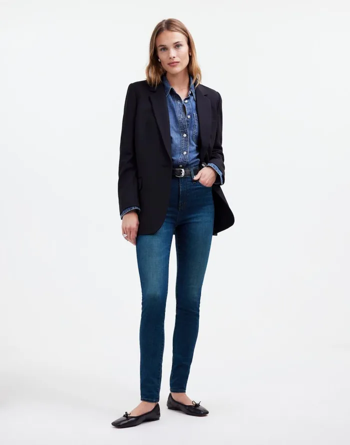 Madewell 10034 HighRise Skinny Jeans Alabara Wash Women Jeans