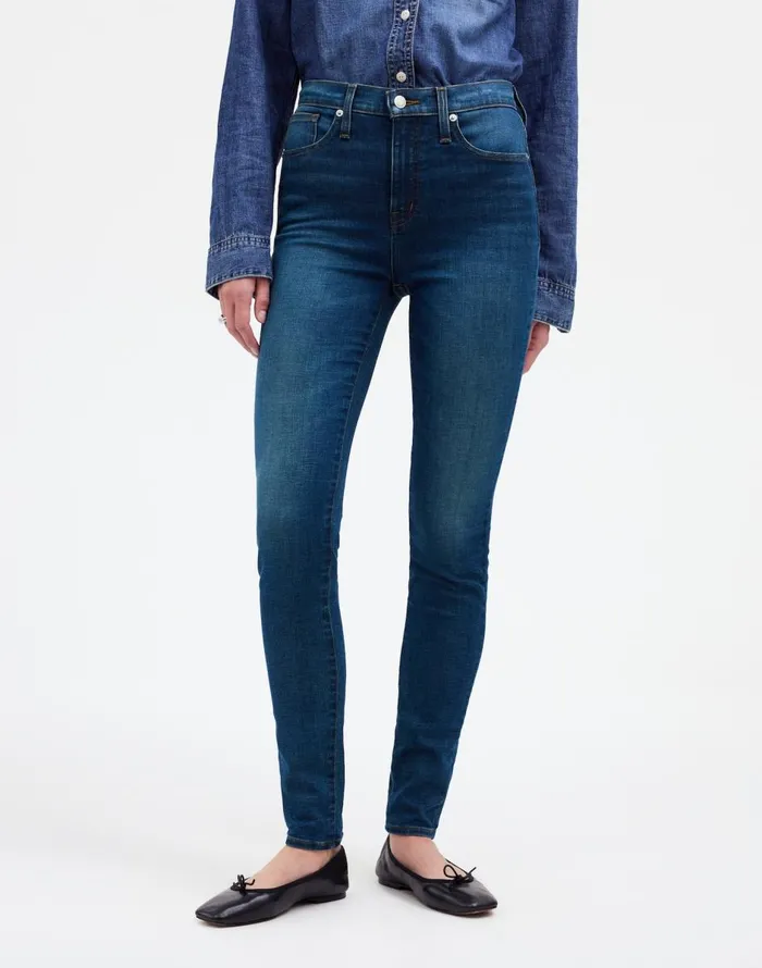 Madewell 10034 HighRise Skinny Jeans Alabara Wash Women Jeans