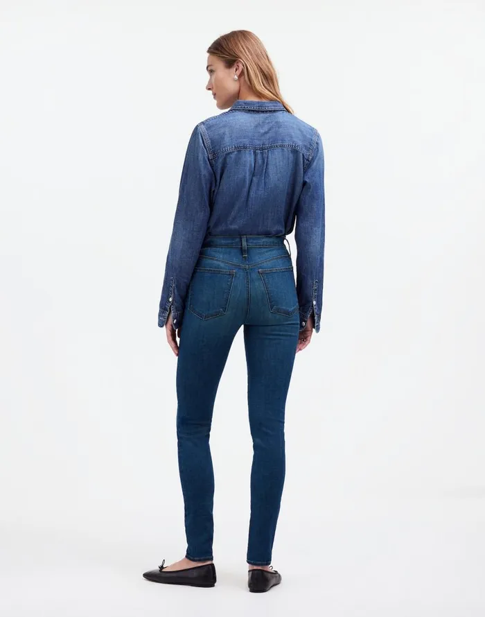 Madewell 10034 HighRise Skinny Jeans Alabara Wash Women Jeans