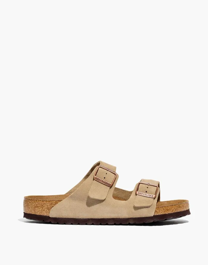 Madewell Birkenstock Suede Arizona Sandals Taupe Men Sandals
