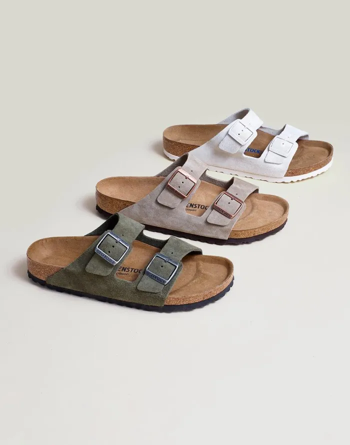 Madewell Birkenstock Suede Arizona Sandals Taupe Men Sandals