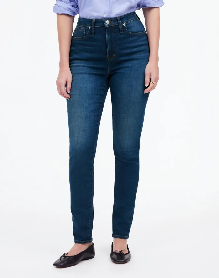 Madewell Curvy 10034 HighRise Skinny Jeans In Alabara Wash Alabara Wash Women Jeans