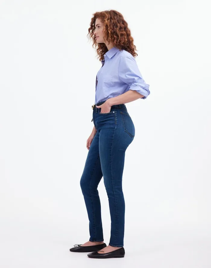 Madewell Curvy 10034 HighRise Skinny Jeans In Alabara Wash Alabara Wash Women Jeans