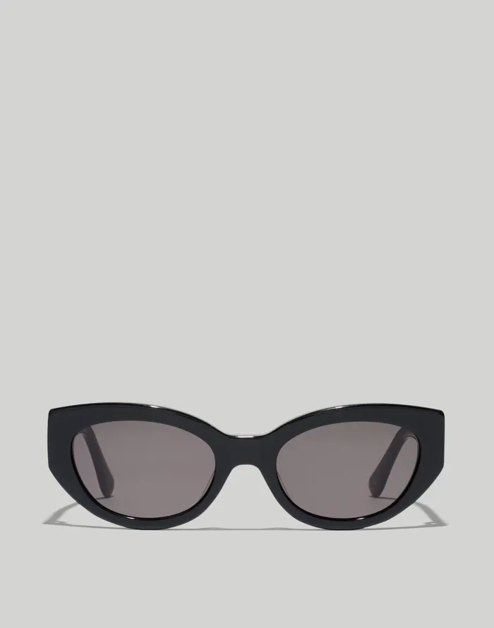 Madewell Demmera Sunglasses Black Coal Women Sunglasses
