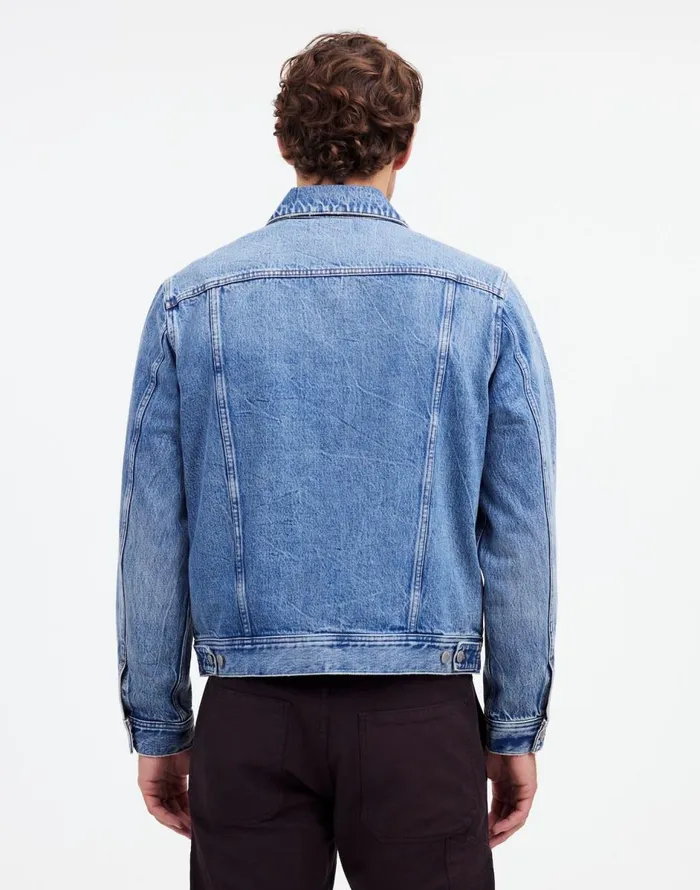 Madewell Denim Trucker Jacket Parkyn Wash Men Coats Jackets
