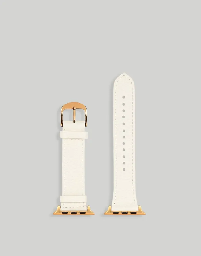 Madewell Hyer Goods Apple Watch Band White Gold 42444549 Mm White Women Jewelry Madewell Hyer Goods Apple Watch Band White Gold 42444549 Mm White Women Jewelry