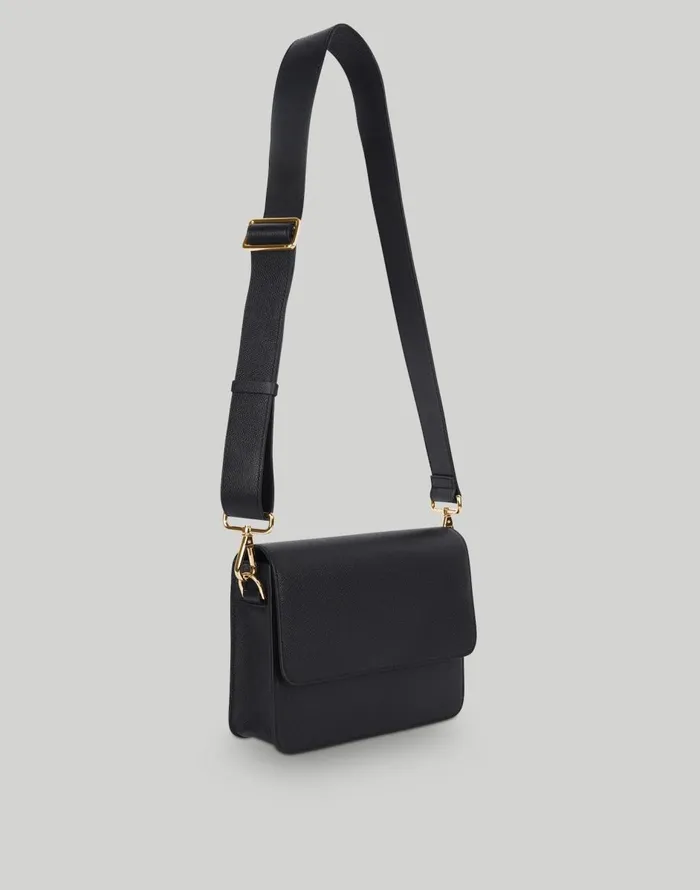 Madewell Hyer Goods Luxe Cube Bag Jet Black Women Bags