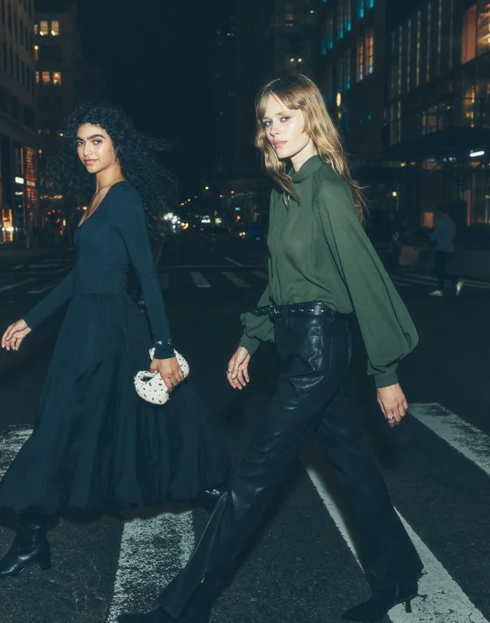 Madewell Kick Out FullLength Pants In Leather True Black Women Pants