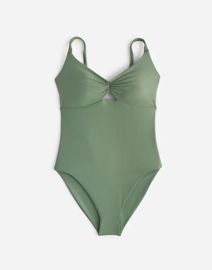 Madewell Lexaswim Parc One Piece Agave Women Swim