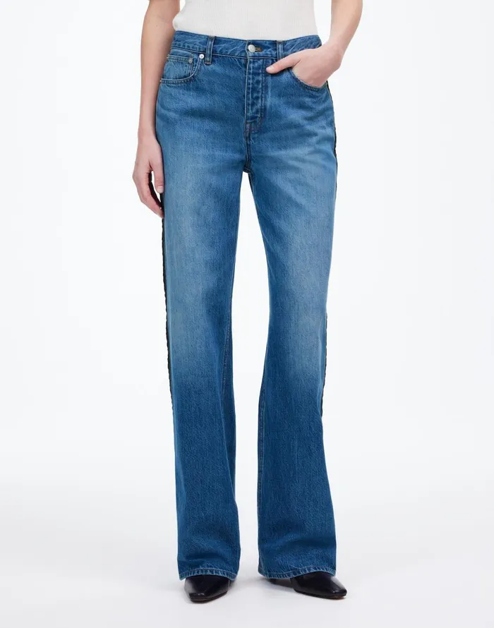 Madewell LowSlung Baggy Jeans Fennbrook Wash Women Jeans