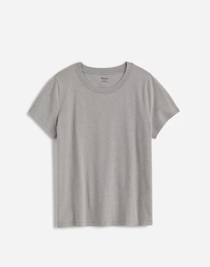Madewell Northside Vintage Tee Light Hthr Grey Women Tees