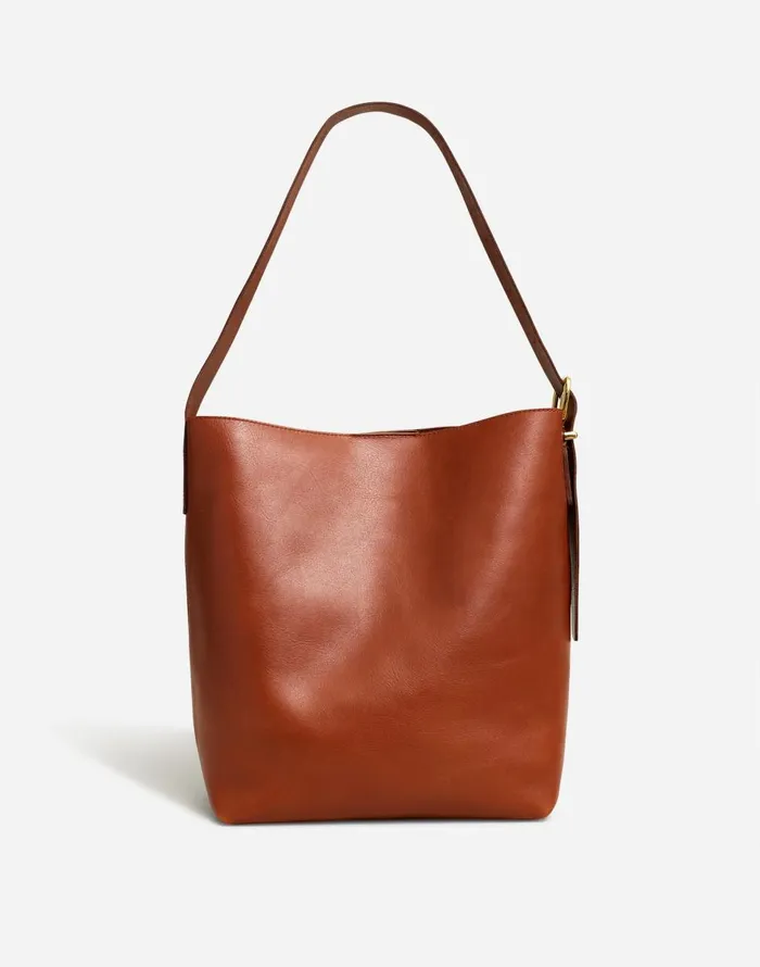 Madewell The Essential Bucket Tote Warm Cinnamon Women Bags
