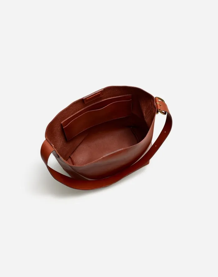 Madewell The Essential Bucket Tote Warm Cinnamon Women Bags
