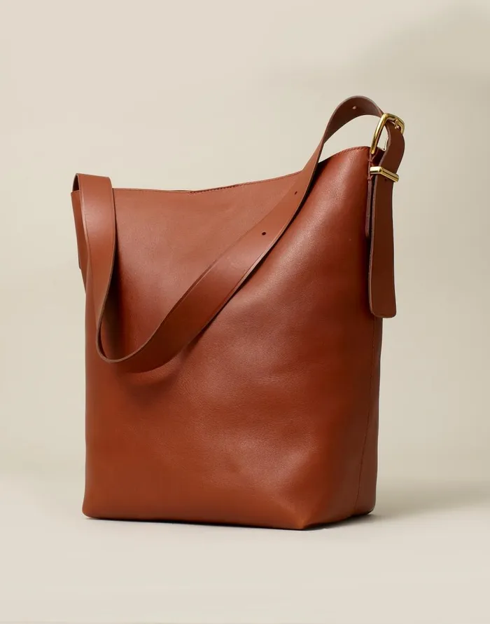 Madewell The Essential Bucket Tote Warm Cinnamon Women Bags
