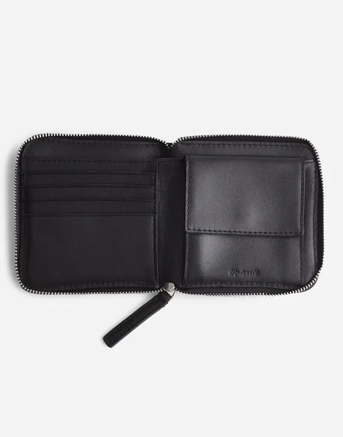 Madewell The Essential Zip Wallet True Black Multi Women Pouches and Wallets
