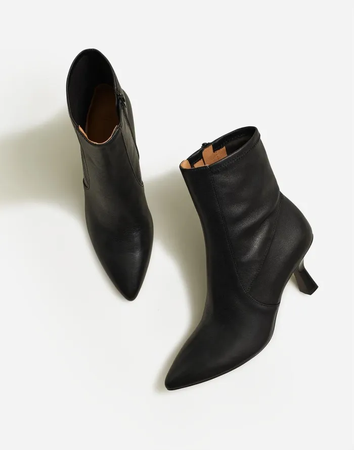 Madewell The Justine Ankle Boot True Black Women Boots
