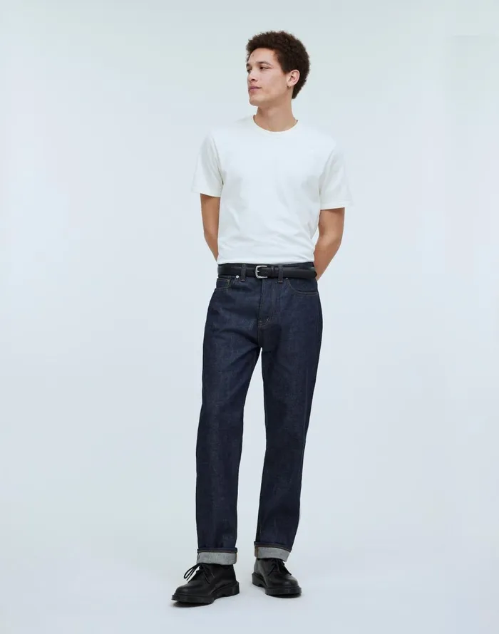 Madewell Vintage Relaxed Straight Jeans In Raw Selvedge Raw Selvedge Men Jeans Madewell Vintage Relaxed Straight Jeans In Raw Selvedge Raw Selvedge Men Jeans