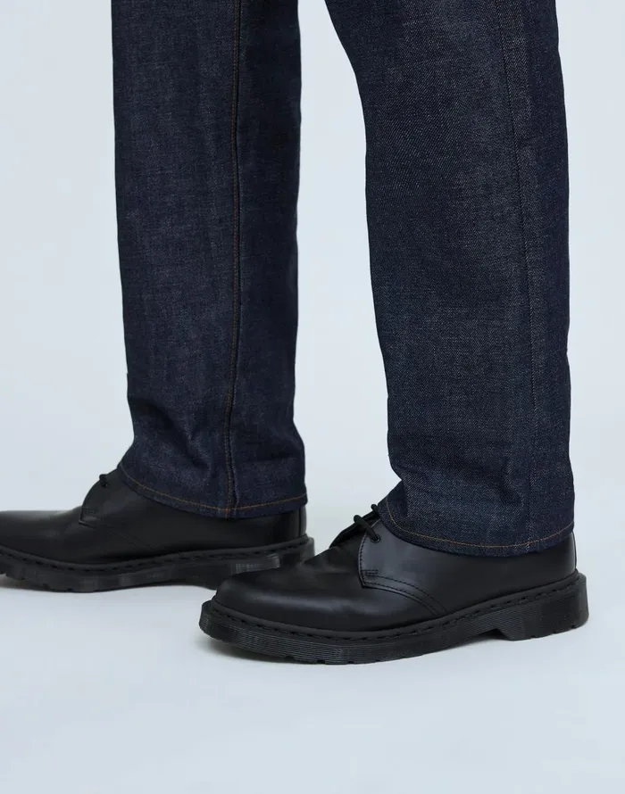 Madewell Vintage Relaxed Straight Jeans In Raw Selvedge Raw Selvedge Men Jeans