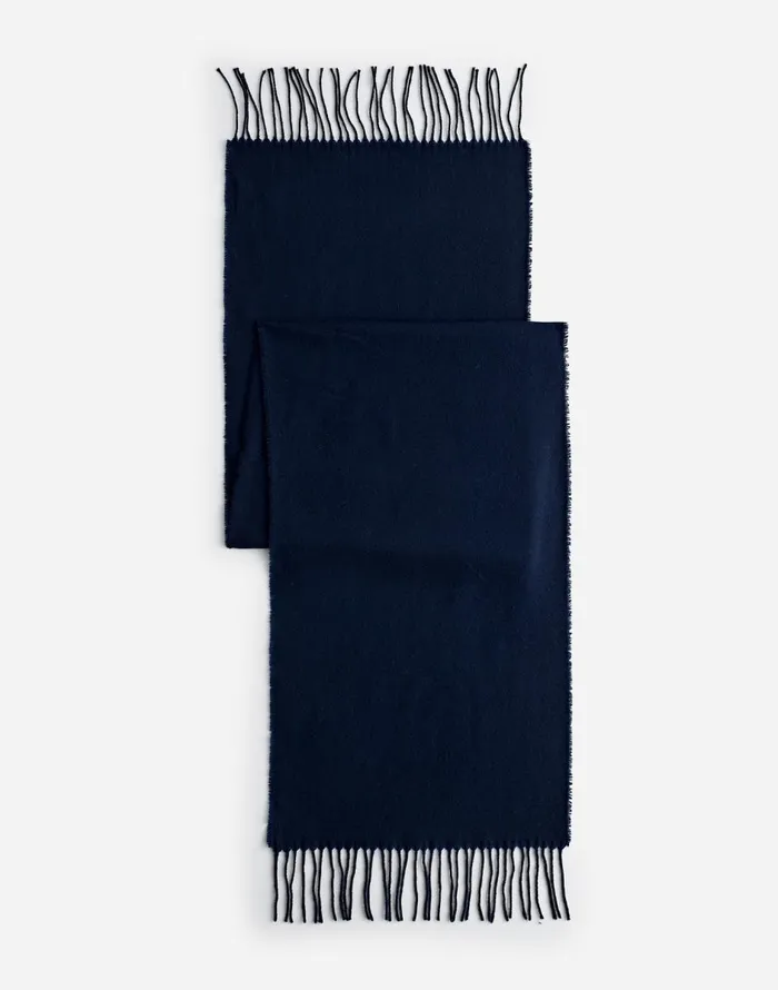 Madewell Wool Scarf Dark Nightfall Men Hats and Scarves