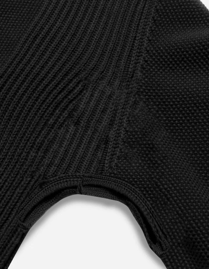Maharishi Crew Sweats 1462 Maharishi Knitted Crew Black 8211 Men