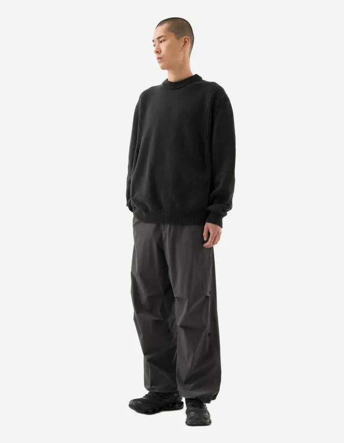 Maharishi Crew Sweats 1462 Maharishi Knitted Crew Black 8211 Men