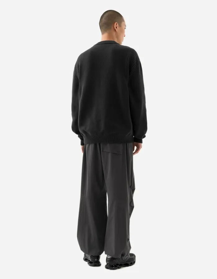 Maharishi Crew Sweats 1462 Maharishi Knitted Crew Black 8211 Men