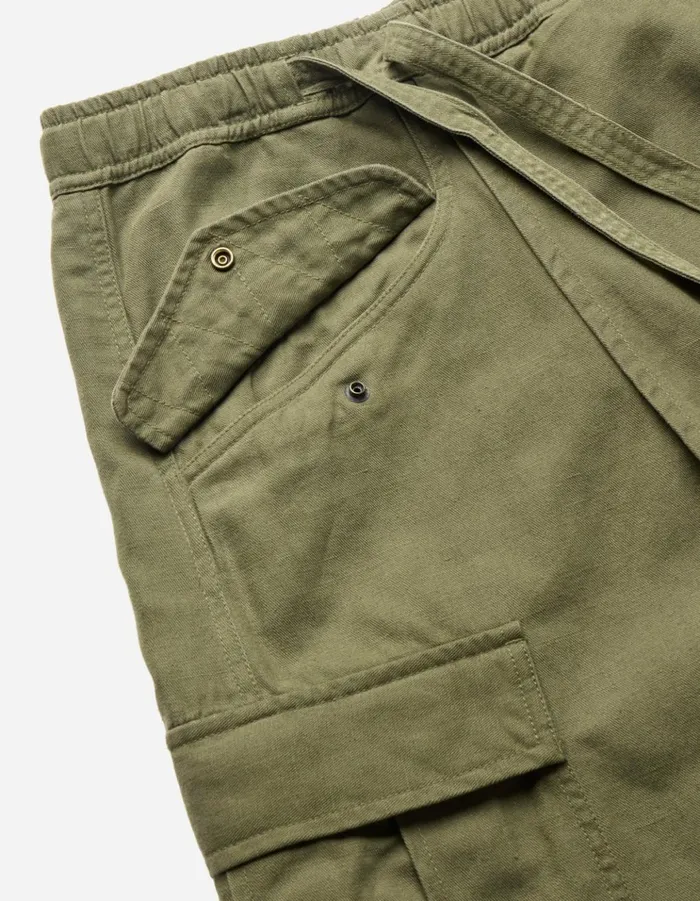 Maharishi Hakama Pants 4588 Asym Cargo Hakama Pants Olive OG107F 8211 Men