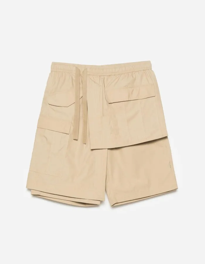 Maharishi Hakama Pants 6056 Asym Hakama Shorts Sand 8211 Men