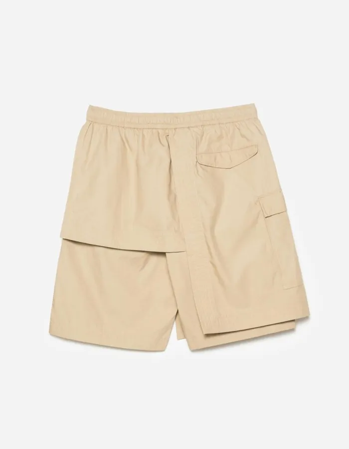 Maharishi Hakama Pants 6056 Asym Hakama Shorts Sand 8211 Men