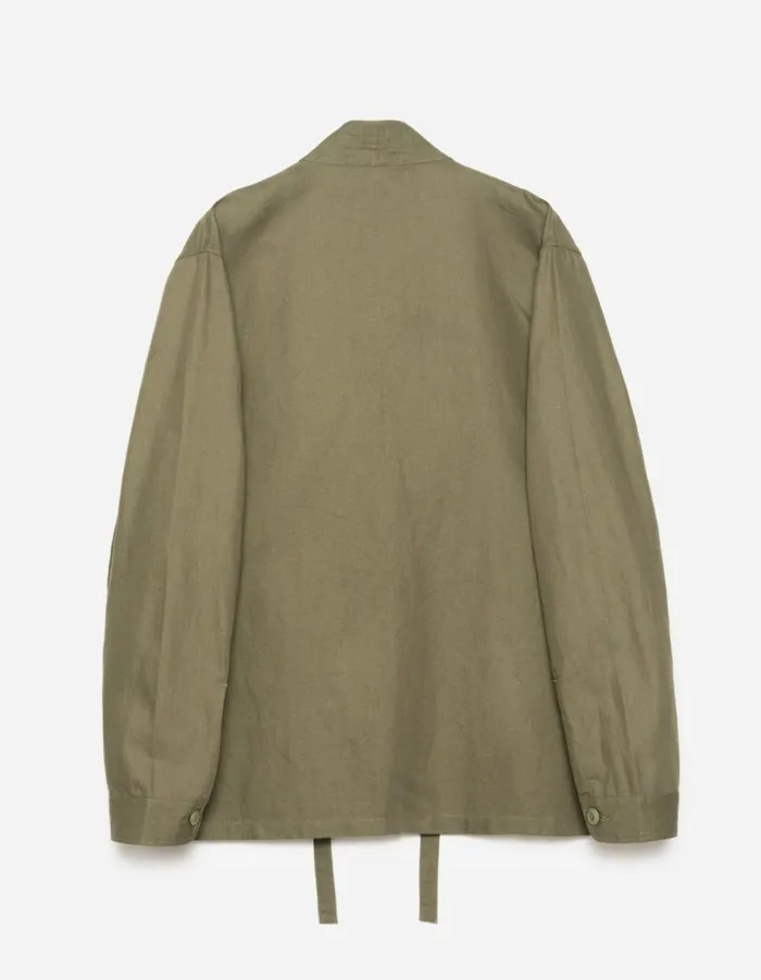 Maharishi Kimonos 6028 Hemp Cargo Hanten Jacket Olive OG107F 8211 Men