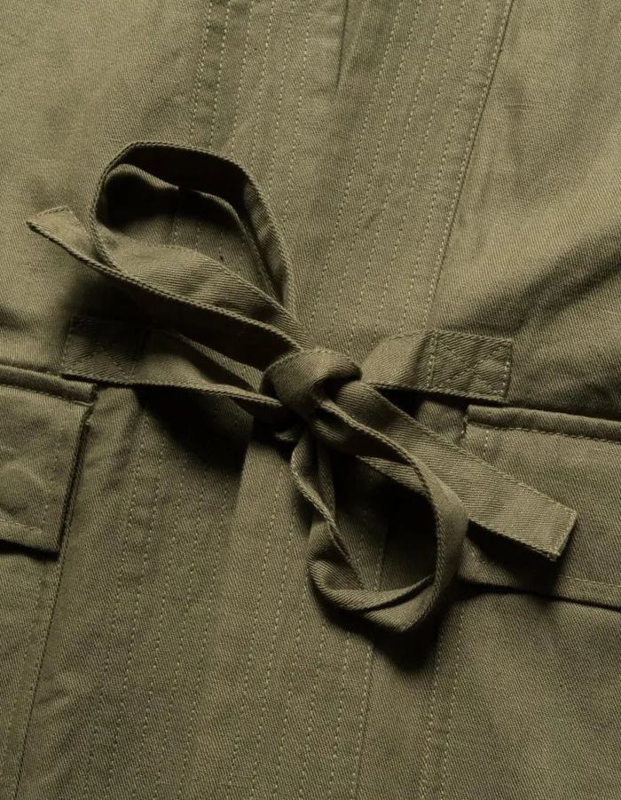 Maharishi Kimonos 6028 Hemp Cargo Hanten Jacket Olive OG107F 8211 Men