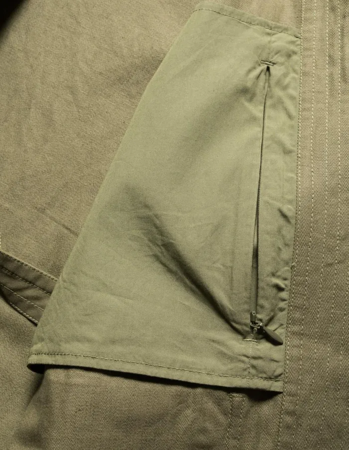 Maharishi Kimonos 6028 Hemp Cargo Hanten Jacket Olive OG107F 8211 Men