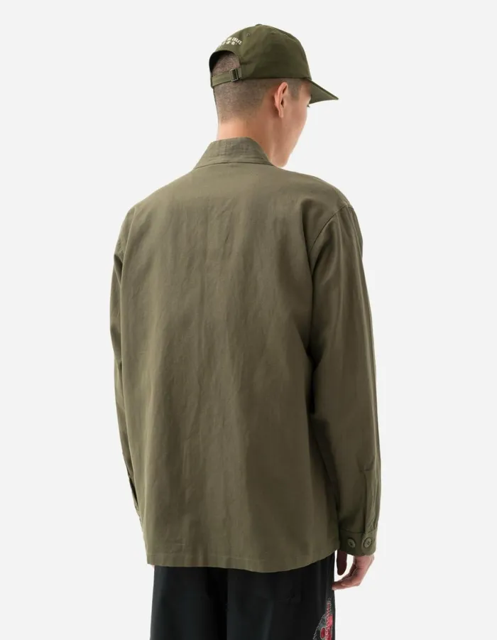 Maharishi Kimonos 6028 Hemp Cargo Hanten Jacket Olive OG107F 8211 Men