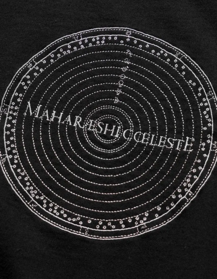 Maharishi Short Sleeve TShirts 1456 Celeste Zodiac TShirt Black 8211 Men