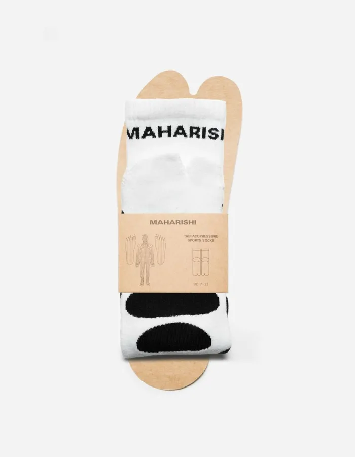 Maharishi Socks 1460 Maharishi Acu Tabi Sport Socks White 8211 Men