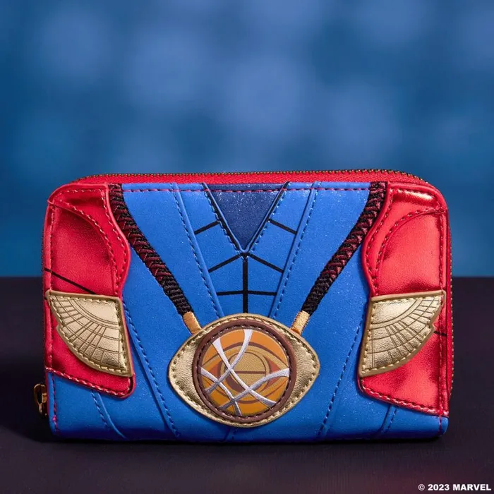 Marvel Metallic Doctor Strange Cosplay Zip Around Wallet Unisex Loungefly Bags and Wallets Marvel Metallic Doctor Strange Cosplay Zip Around Wallet Unisex Loungefly Bags and Wallets