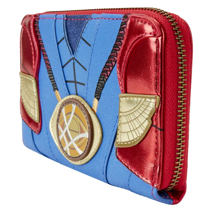 Marvel Metallic Doctor Strange Cosplay Zip Around Wallet Unisex Loungefly Bags and Wallets Marvel Metallic Doctor Strange Cosplay Zip Around Wallet Unisex Loungefly Bags and Wallets