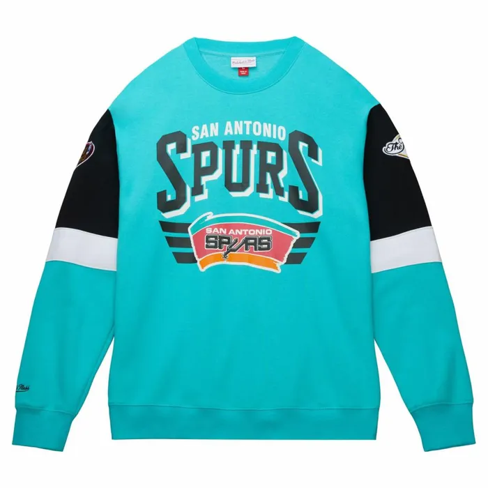 Men039s Hoodies and Sweatshirts Mitchell and Ness All Over Crew 30 San Antonio Spurs Men039s Hoodies and Sweatshirts Mitchell and Ness All Over Crew 30 San Antonio Spurs