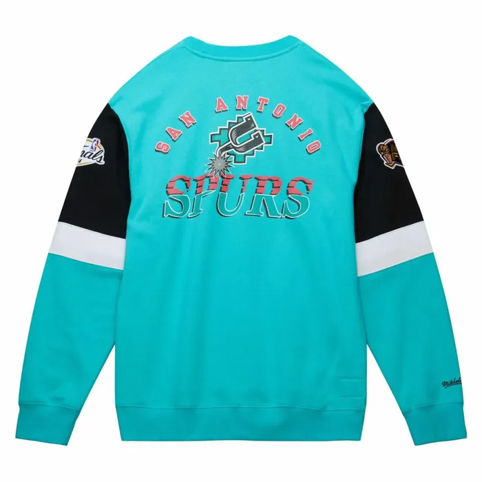 Men039s Hoodies and Sweatshirts Mitchell and Ness All Over Crew 30 San Antonio Spurs Men039s Hoodies and Sweatshirts Mitchell and Ness All Over Crew 30 San Antonio Spurs