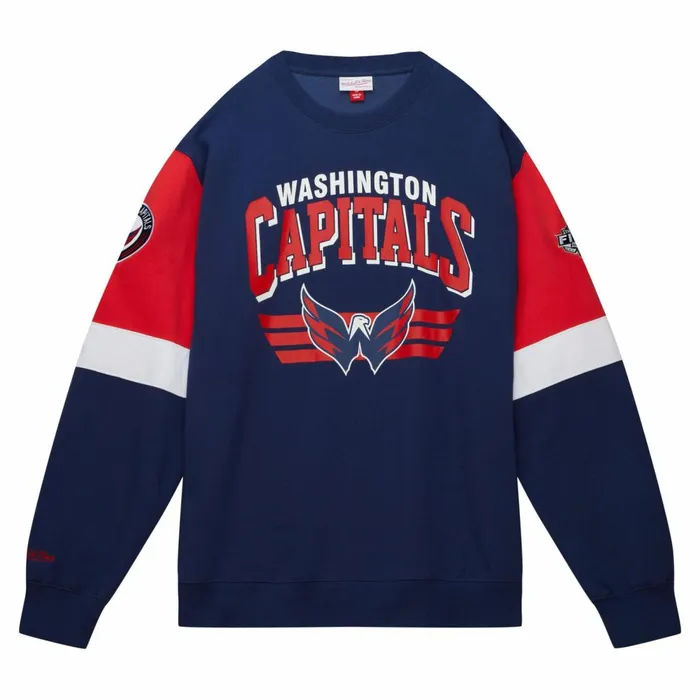 Men039s Hoodies and Sweatshirts Mitchell and Ness All Over Crew 30 Washington Capitals Men039s Hoodies and Sweatshirts Mitchell and Ness All Over Crew 30 Washington Capitals