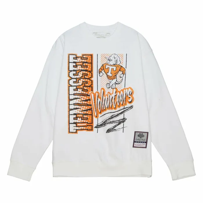 Men039s Hoodies and Sweatshirts Mitchell and Ness Halftime Script Crew University Of Tennessee Men039s Hoodies and Sweatshirts Mitchell and Ness Halftime Script Crew University Of Tennessee