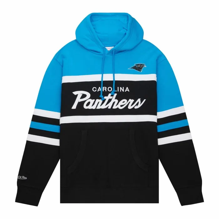 Men039s Hoodies and Sweatshirts Mitchell and Ness Head Coach Hoodie Carolina Panthers Men039s Hoodies and Sweatshirts Mitchell and Ness Head Coach Hoodie Carolina Panthers