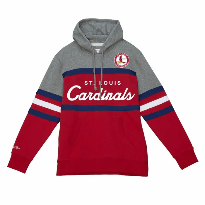 Men039s Hoodies and Sweatshirts Mitchell and Ness Headcoach Hoody St Louis Cardinals Men039s Hoodies and Sweatshirts Mitchell and Ness Headcoach Hoody St Louis Cardinals