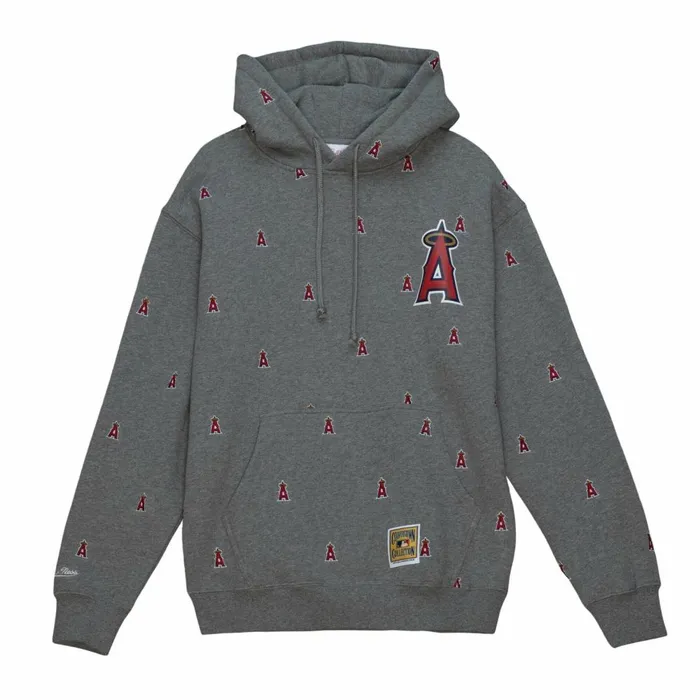 Men039s Hoodies and Sweatshirts Mitchell and Ness MLB Repeat Hoody California Angels Men039s Hoodies and Sweatshirts Mitchell and Ness MLB Repeat Hoody California Angels