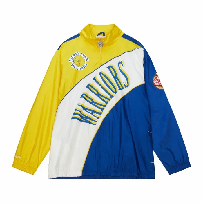 Men039s Jackets and Outerwear Mitchell and Ness Arched Retro Lined Windbreaker Golden State Warriors Men039s Jackets and Outerwear Mitchell and Ness Arched Retro Lined Windbreaker Golden State Warriors